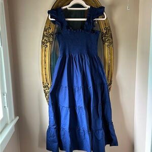 Hill House nap dress in navy, M